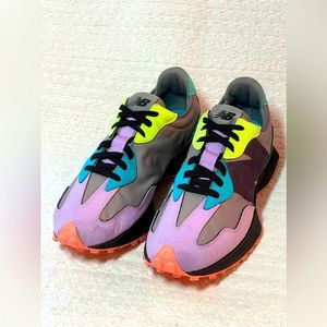 New Balance 327 Magnet Dark Violet Green Glow ms327eb Size 11